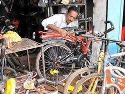 Bicycle  Repairing at Home